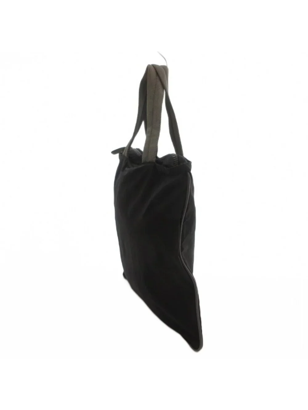 Prada Sport Tote Bag Handle Logo Polyester Black
